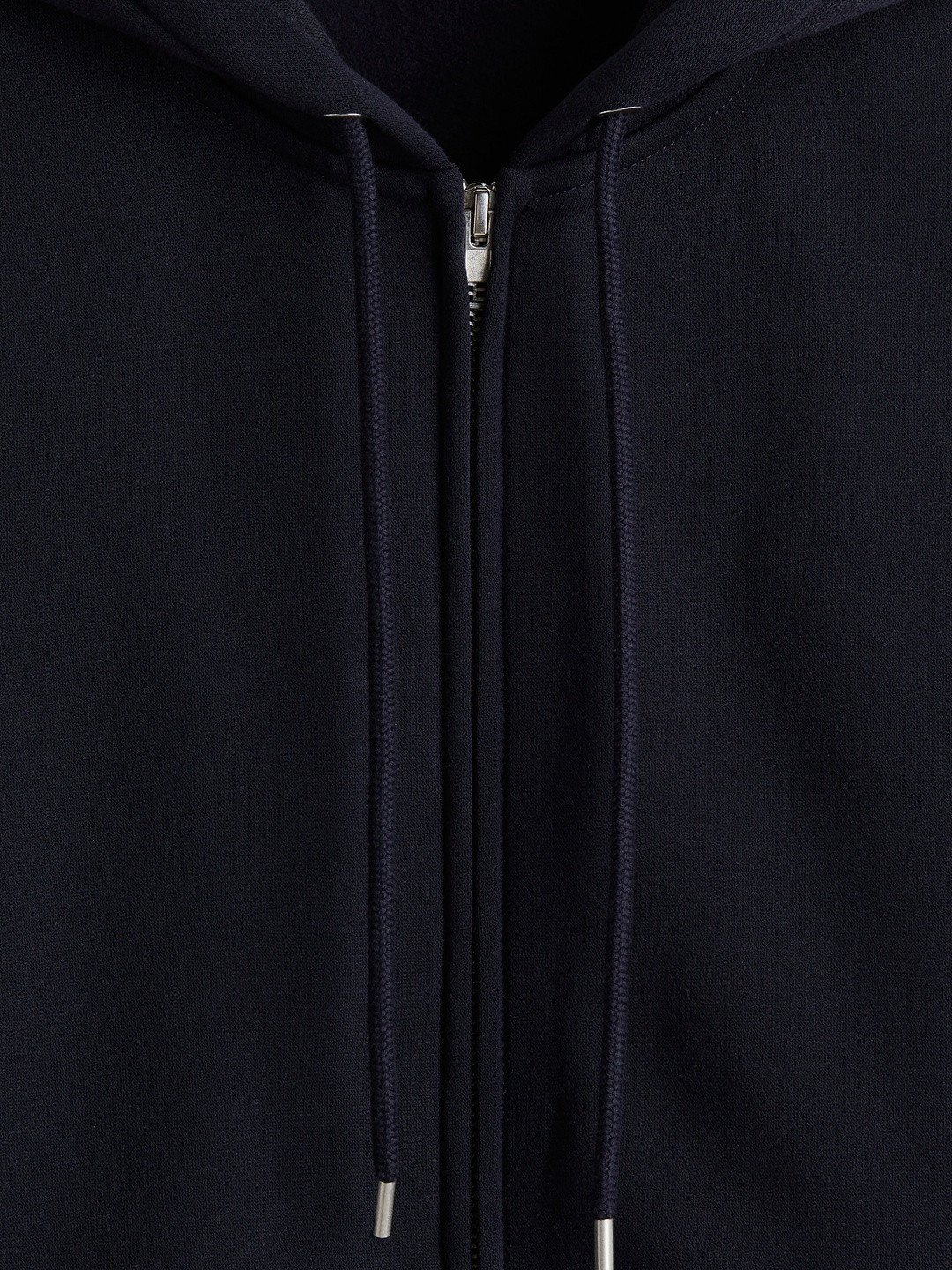 Men Loose Fit Zip-Through Hooded sweatshirt