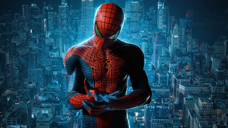 Spider Hero Cityscape Wallpaper 4K