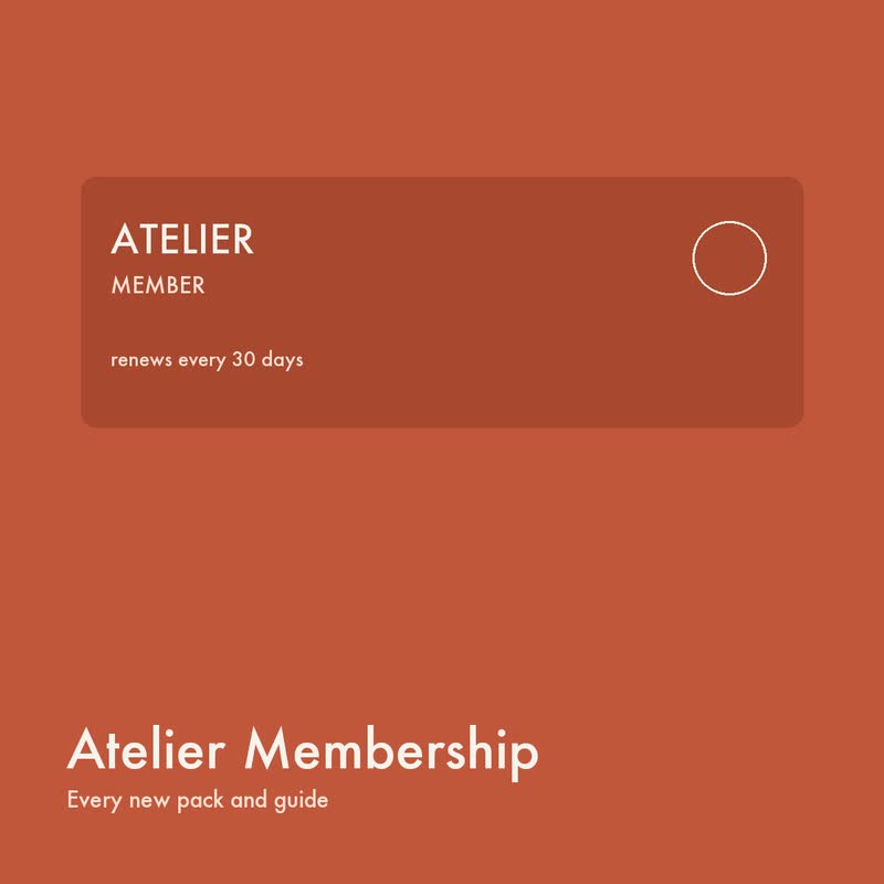 Atelier Membership — Monthly