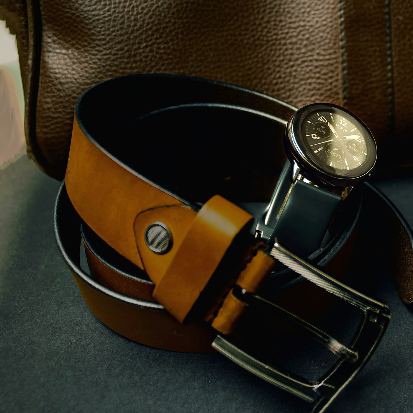 Braided Leather Belt