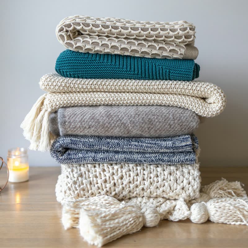 Chunky Knit Throw