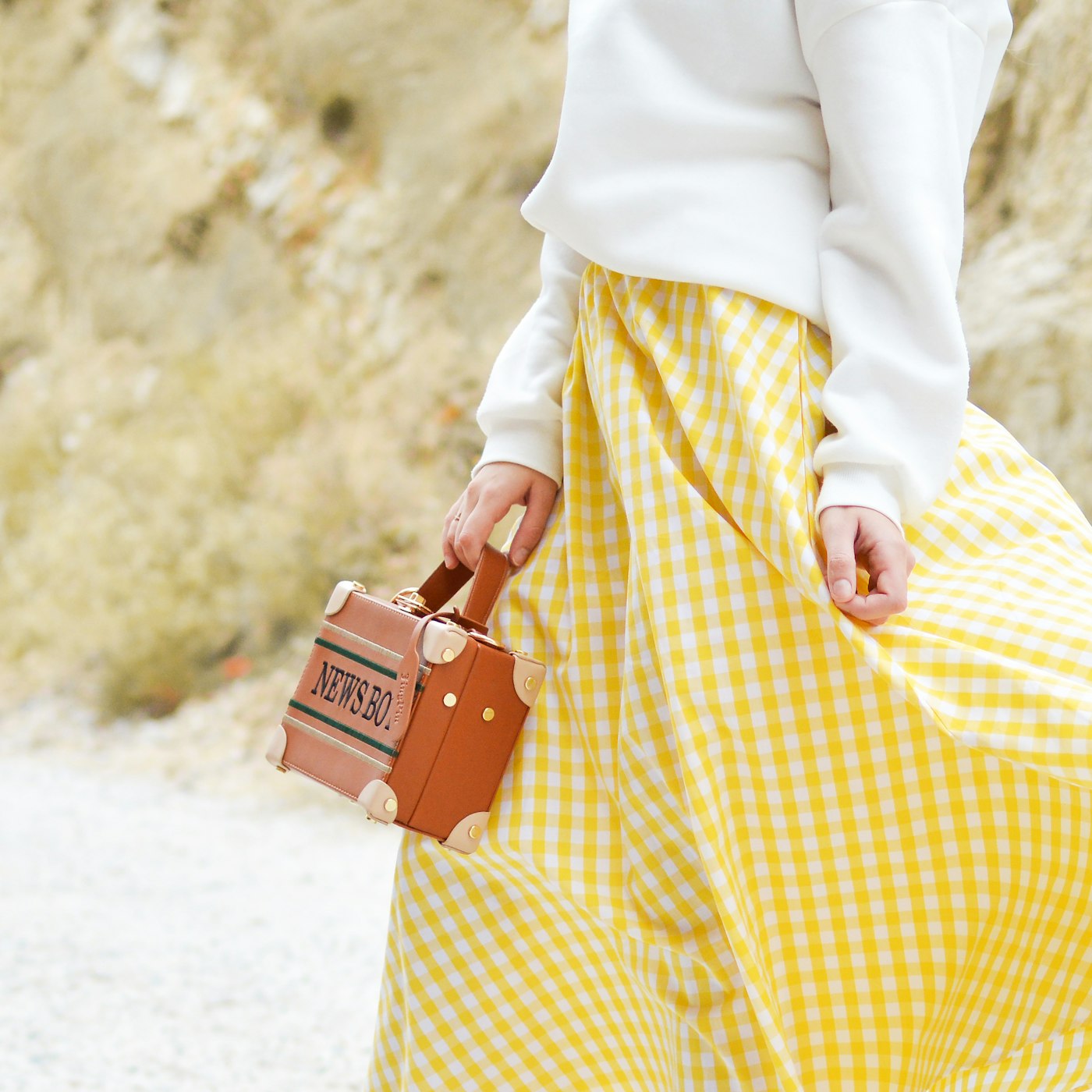 Denim A-Line Skirt
