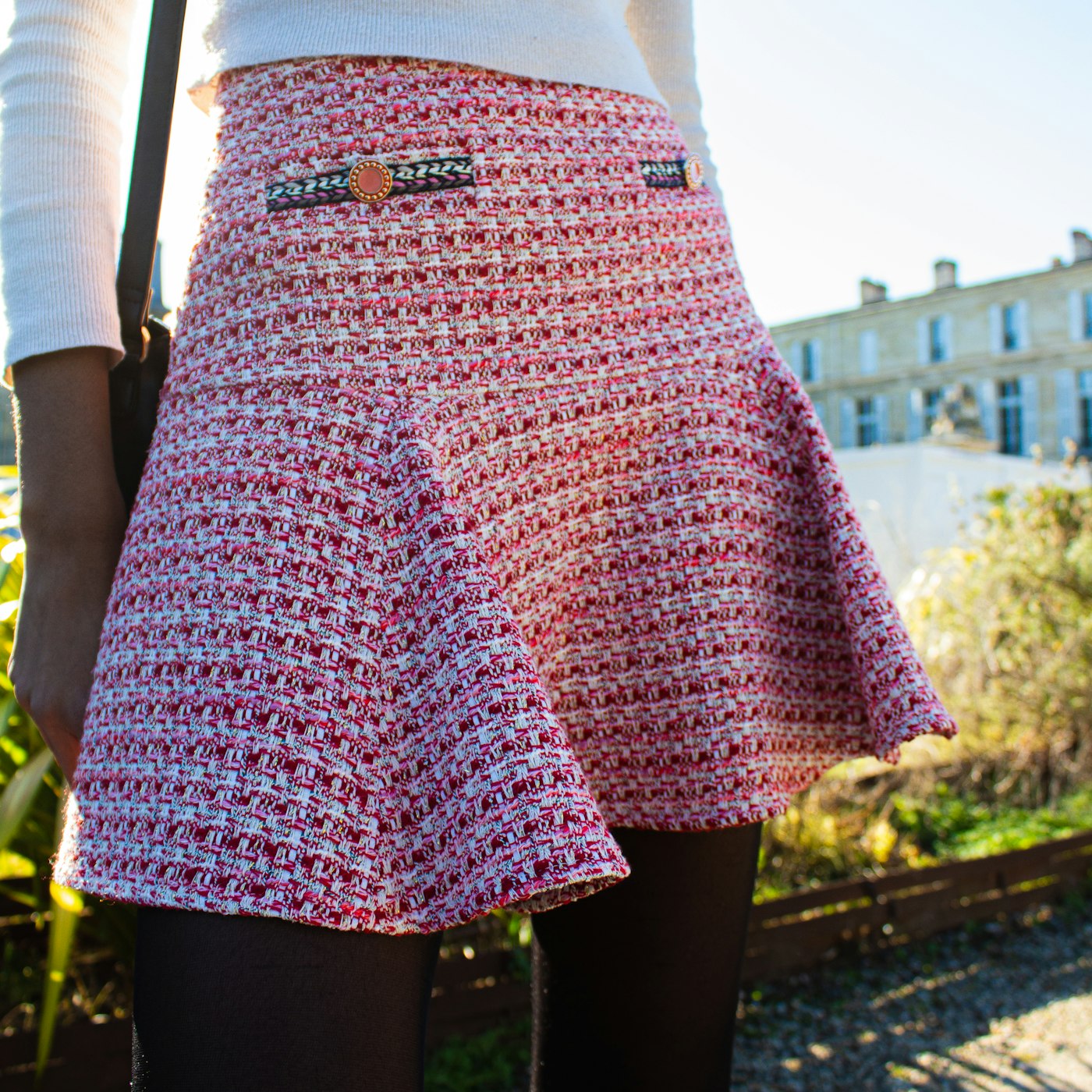 Pleated Midi Skirt