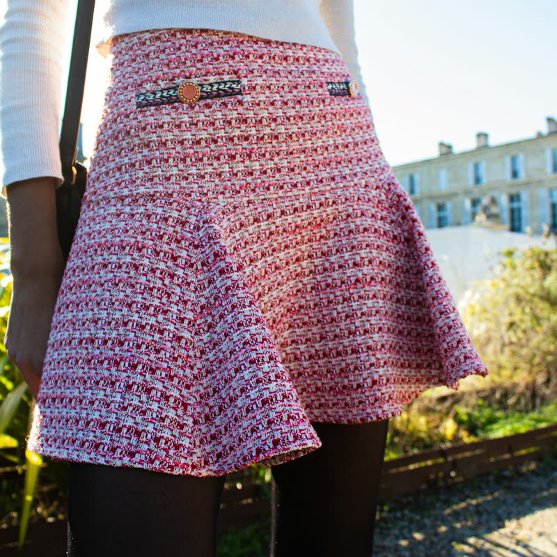 Pleated Midi Skirt
