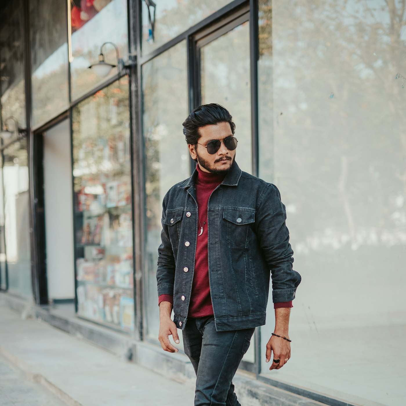 Quilted Bomber Jacket
