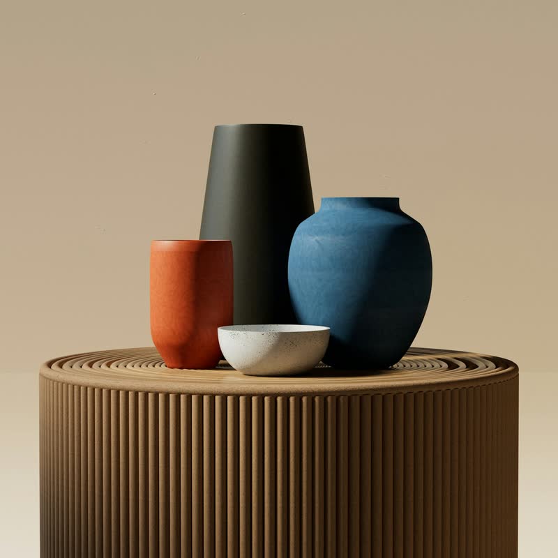 Sculptural Ring Vase