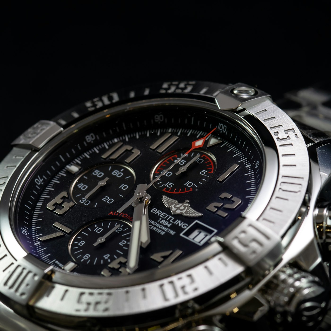 Steel Chronograph Watch