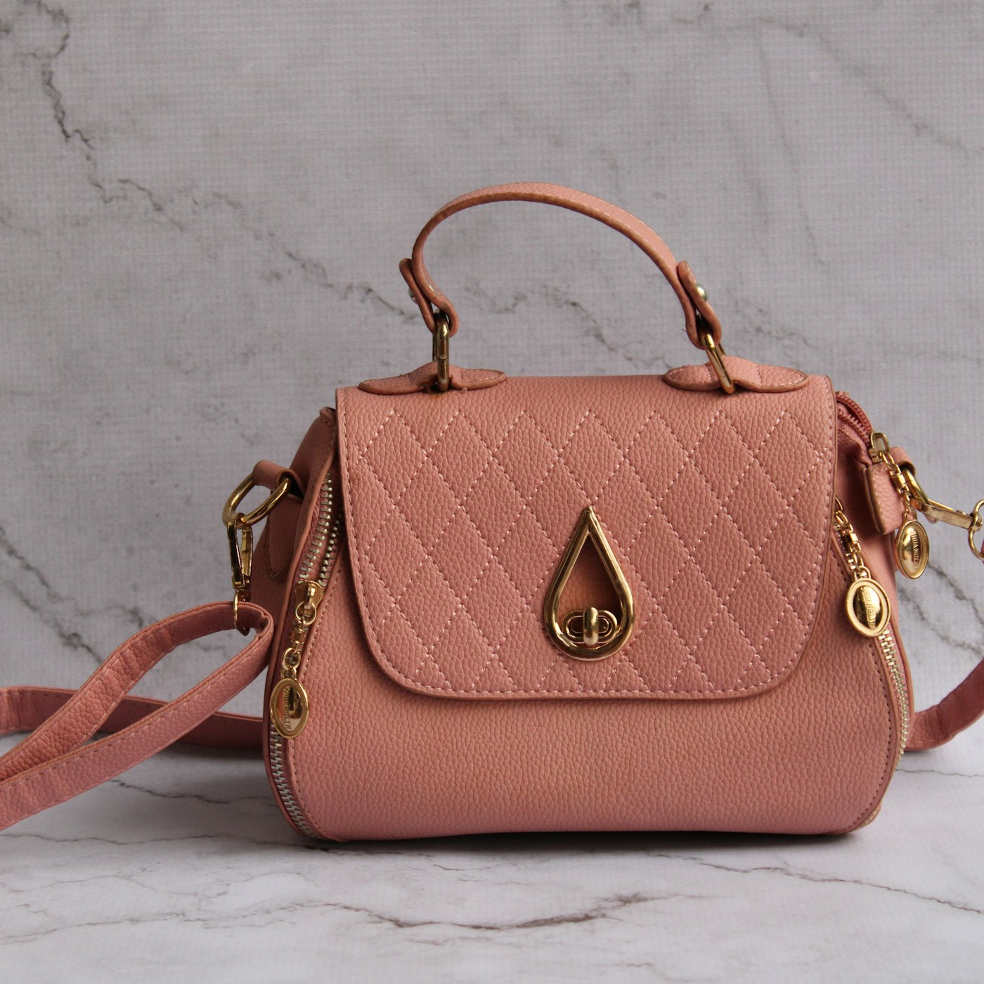 Structured Top Handle Bag
