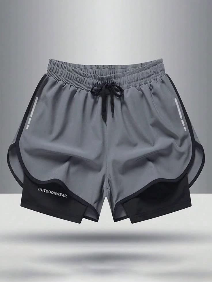 Aero-Layer" 2-in-1 Athletic Training Shorts 2